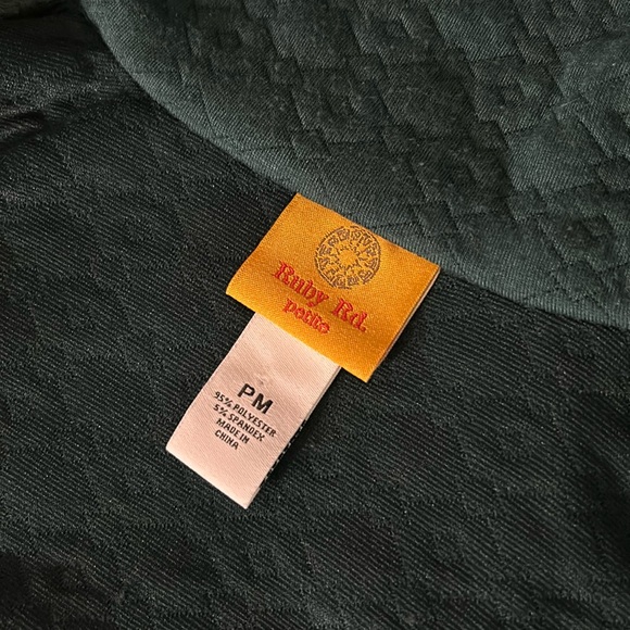 Ruby Rd. Size PM Emerald Green Zipup - Picture 13 of 14